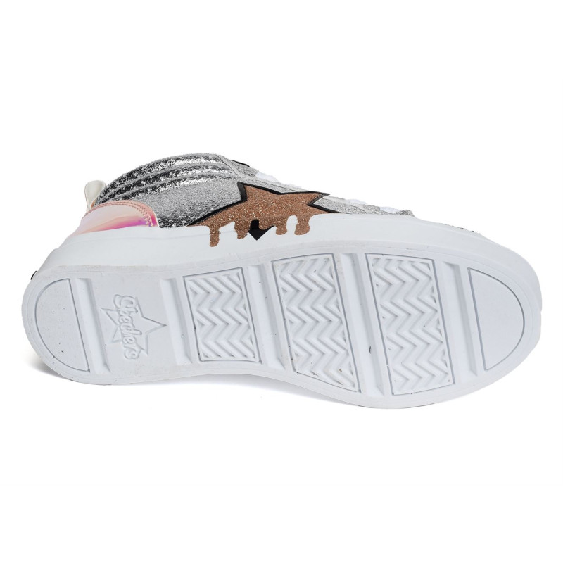 HI LITE DAZZLE DRIP Noir Argent, Baskets montantes Skechers