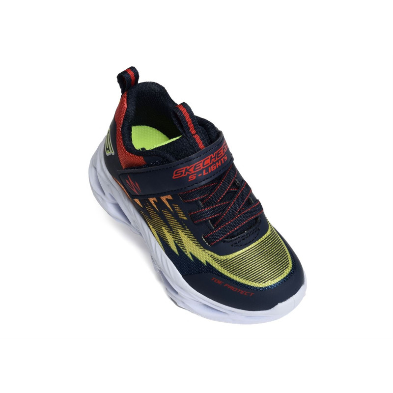 S LIGHTS VORTEX FLASH Noir Multicolore, Baskets running Skechers