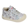 COCOON GIRL FANTAISIE Blanc Violet, Chaussures à Lacets Naturino