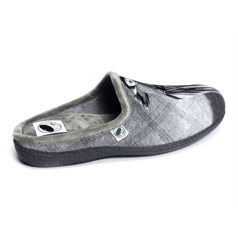 HAPLIN Gris, Mules La Bande à Mich