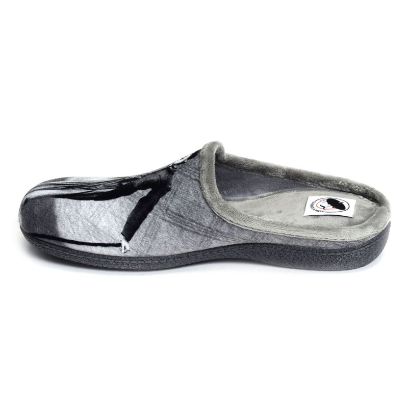 HAPLIN Gris, Mules La Bande à Mich