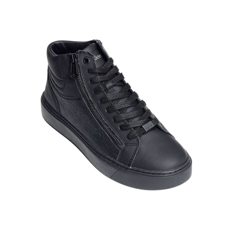 HIGH TOP LACE UP 0812 Noir, Baskets montantes Calvin Klein