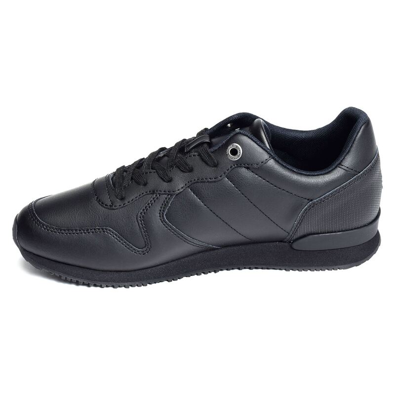 ICONIC RUNNER LEATHER 4281 Noir, Sneakers basses Tommy hilfiger