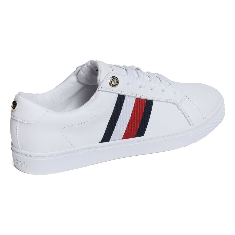 CORP WEBBING SNEAKER 6721 Blanc, Sneakers basses Tommy hilfiger