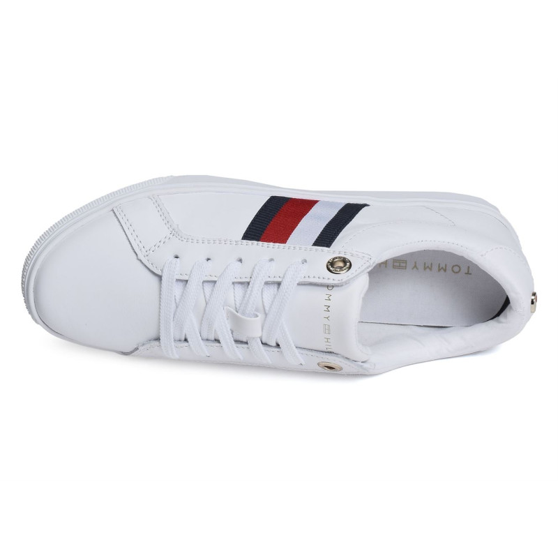 CORP WEBBING SNEAKER 6721 Blanc, Sneakers basses Tommy hilfiger