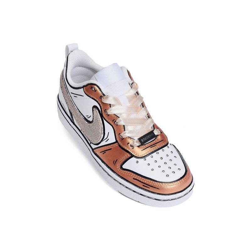 COURT BOROUGH LOW CALIFORNIA Blanc Bronze, Sneakers basses Nike