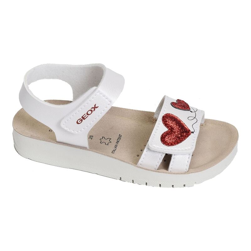 J S COSTAREI GF Blanc, Sandales et Nu-Pieds Geox