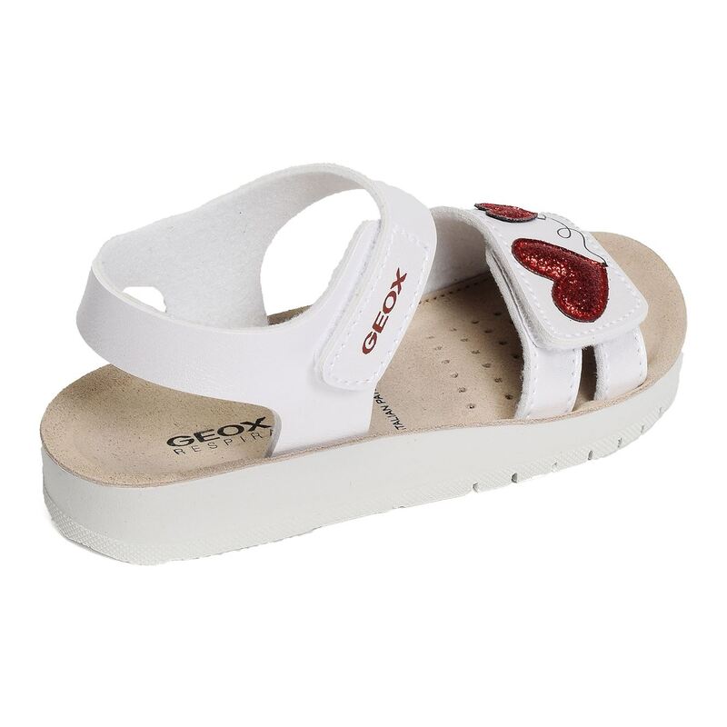 J S COSTAREI GF Blanc, Sandales et Nu-Pieds Geox
