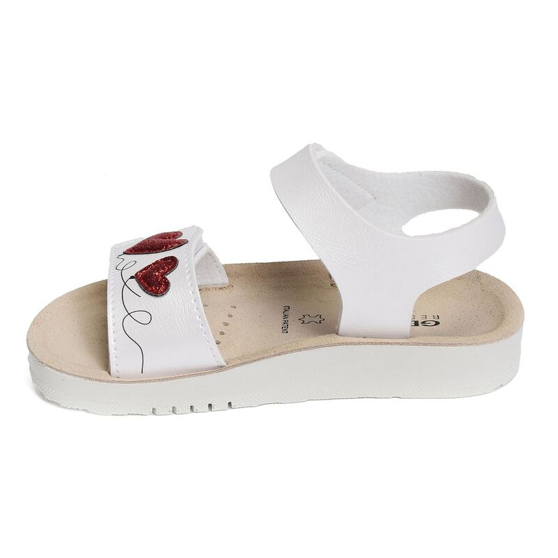 J S COSTAREI GF Blanc, Sandales et Nu-Pieds Geox
