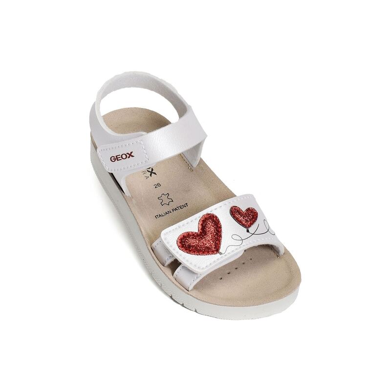 J S COSTAREI GF Blanc, Sandales et Nu-Pieds Geox
