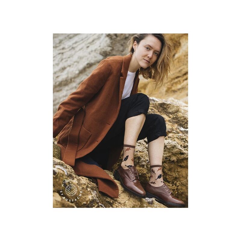 LES ALPES Marron, Chaussettes St Eustache