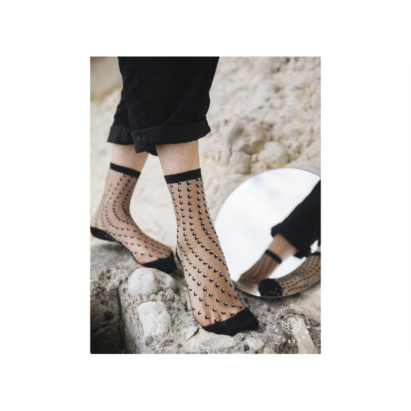 CRESCENT DUNES Noir, Chaussettes St eustache