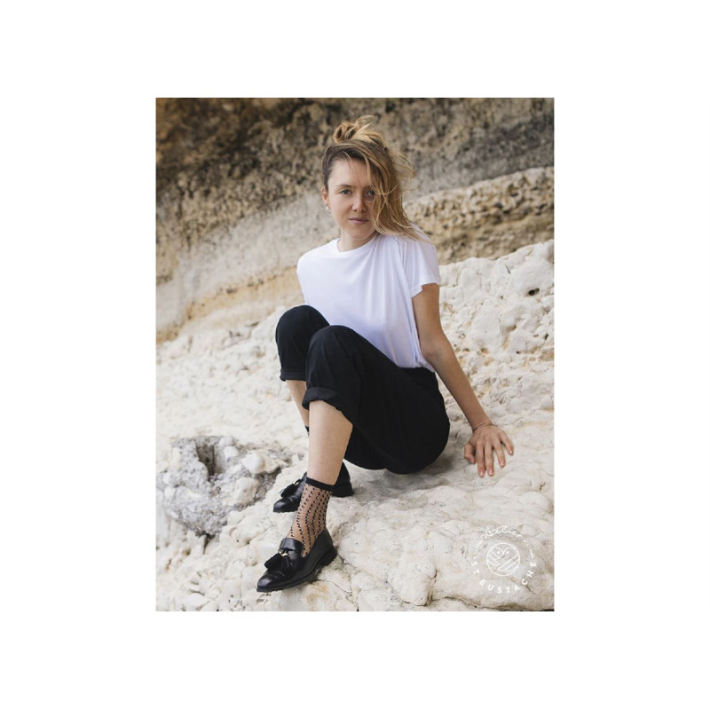CRESCENT DUNES Noir, Chaussettes St eustache