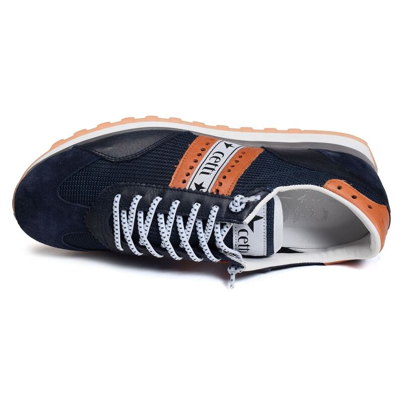 C1285 Marine Orange, Sneakers basses Cetti