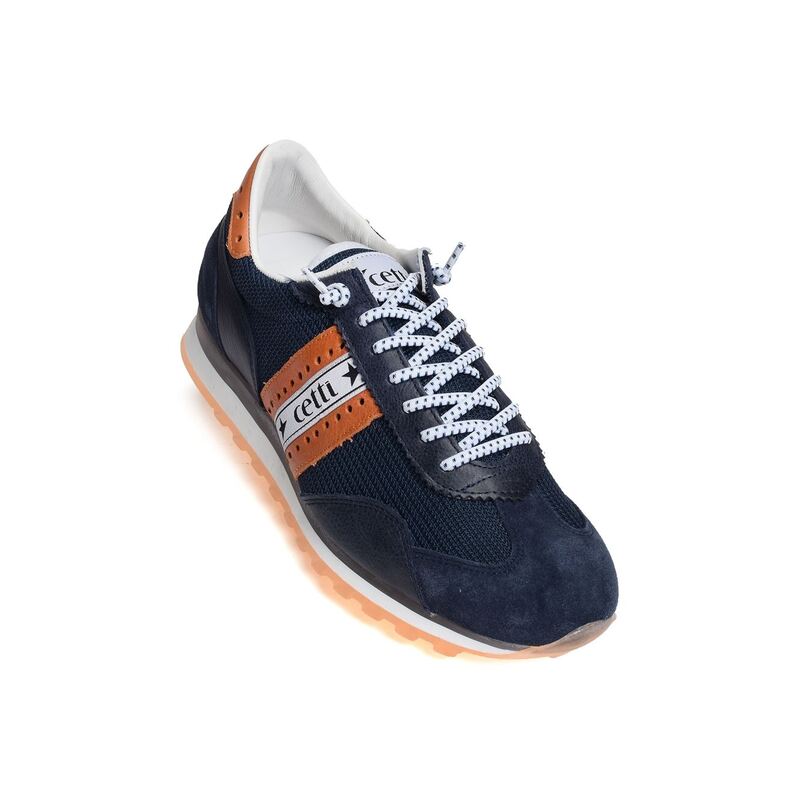 C1285 Marine Orange, Sneakers basses Cetti