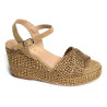 S182J482 Bronze, Sandales compensées Fiorina