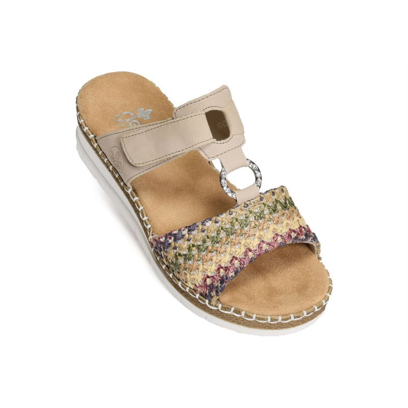 V1243 Multicolore, Mules Rieker