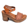 3259 Orange, Nu-Pieds à talon Patricia miller
