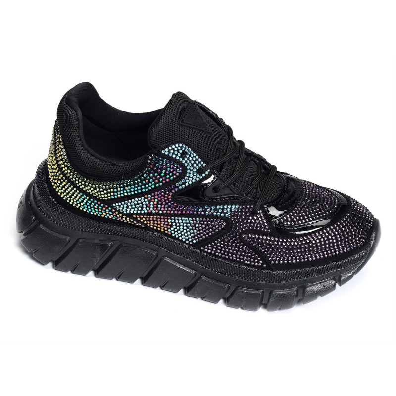 CLARISSE2 Noir, Baskets running Guess