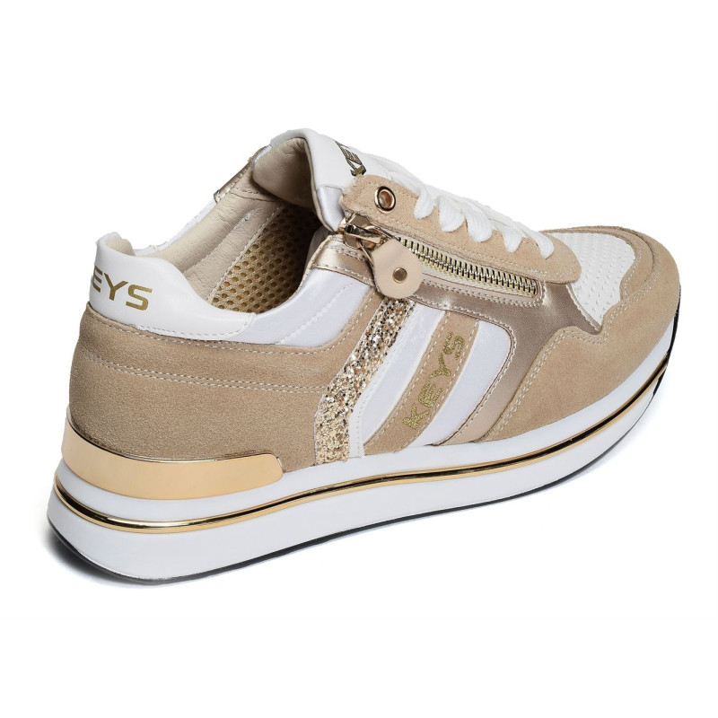 FLANGE Beige Blanc, Sneakers basses Keys