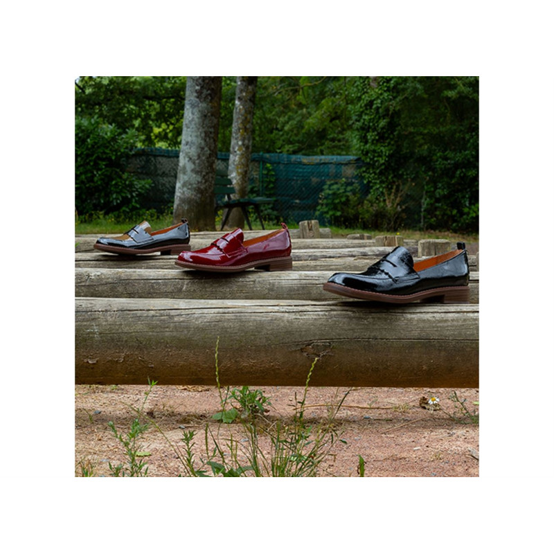 BAXI Verni Bordeaux, Mocassins Mam'zelle