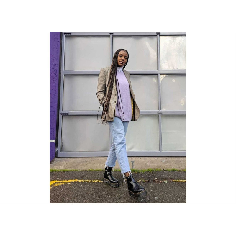 2976 QUAD Noir, Boots Doc martens