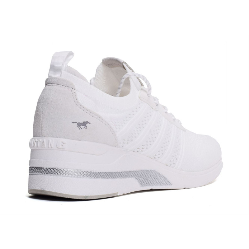 1378301 Blanc, Sneakers basses Mustang