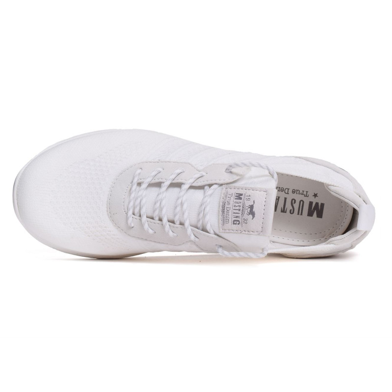 1378301 Blanc, Sneakers basses Mustang