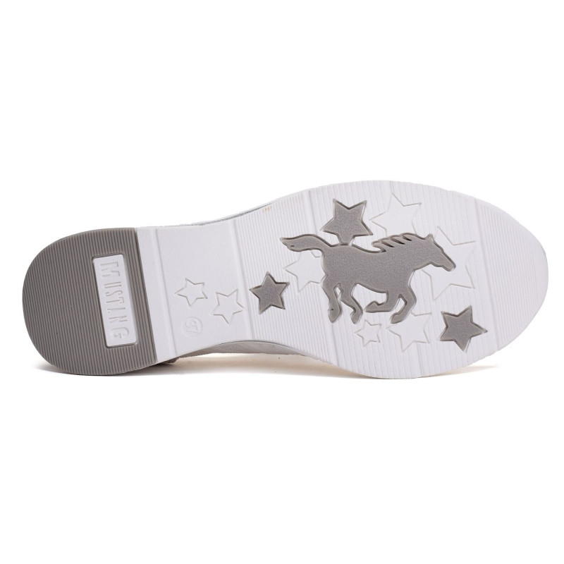 1378301 Blanc, Sneakers basses Mustang