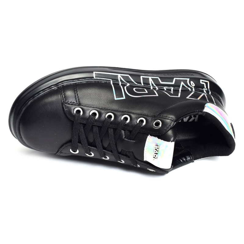 KAPRI KARL OUTLINE Noir Argent, Sneakers basses Karl Lagerfeld