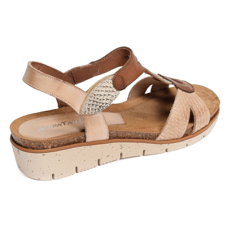 1531 Beige, Sandales compensées Xapatan