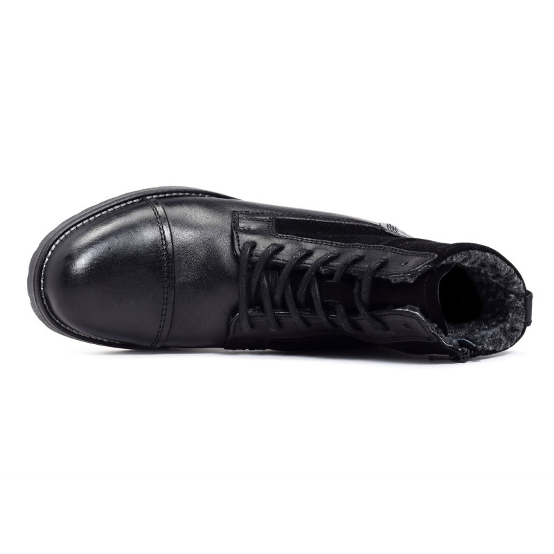 TOBAK Noir, Boots Pierre cardin