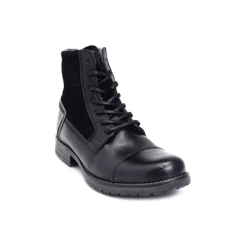 TOBAK Noir, Boots Pierre cardin