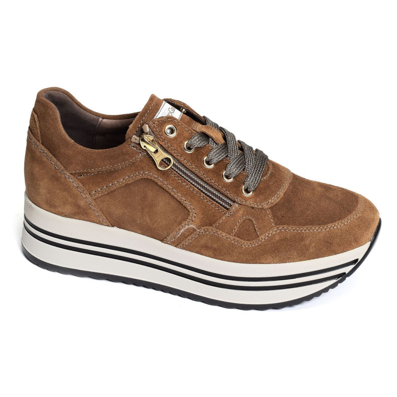 16934 Camel, Sneakers basses NeroGiardini