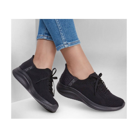 ULTRA FLEX 3.0 BRILLANT PATH Noir, Baskets running Skechers