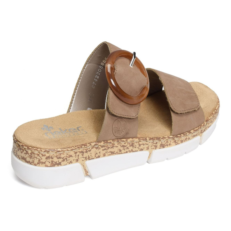 V2392 Beige, Mules Rieker