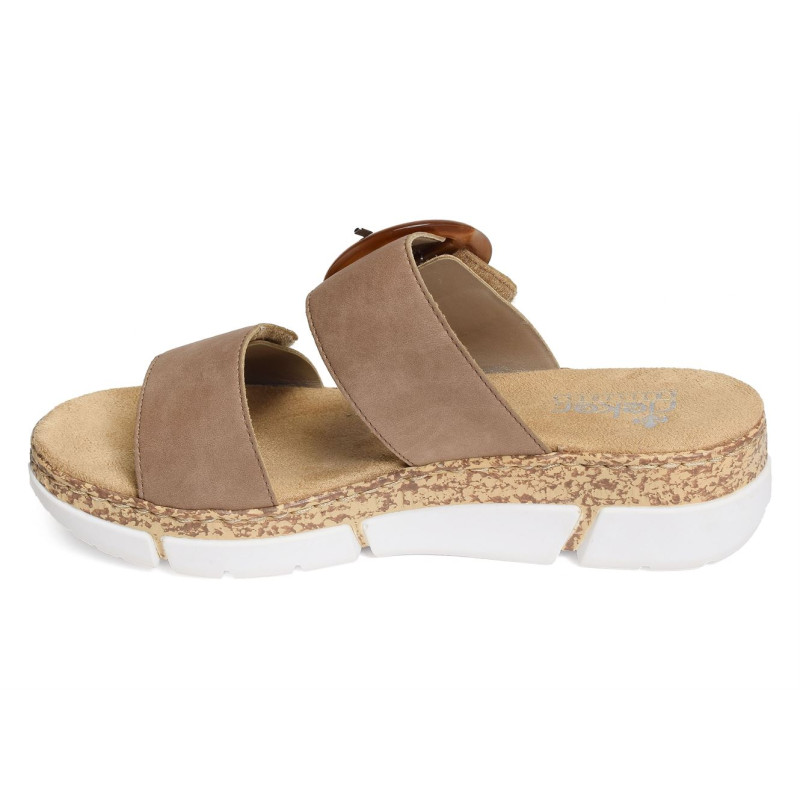 V2392 Beige, Mules Rieker