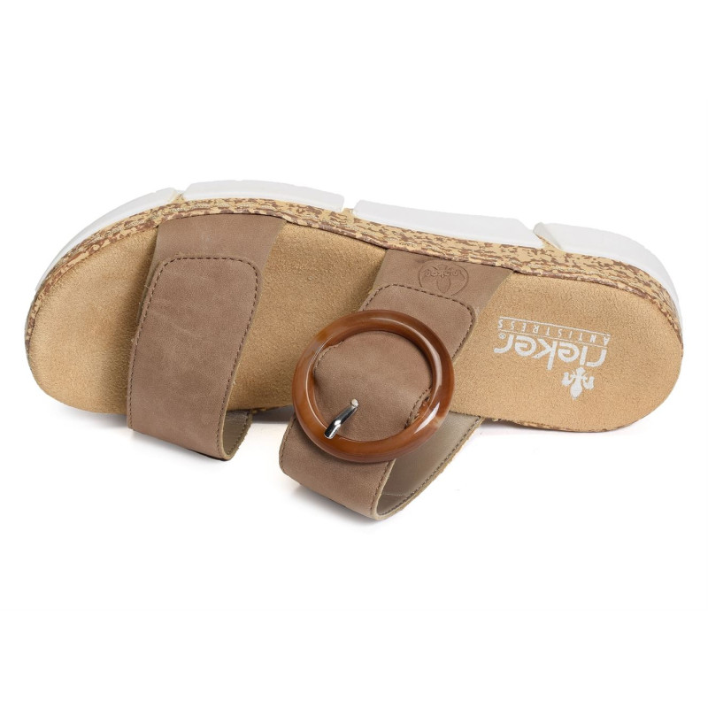 V2392 Beige, Mules Rieker