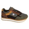 VAL DISERE Kaki Marron, Baskets running Serge Blanco