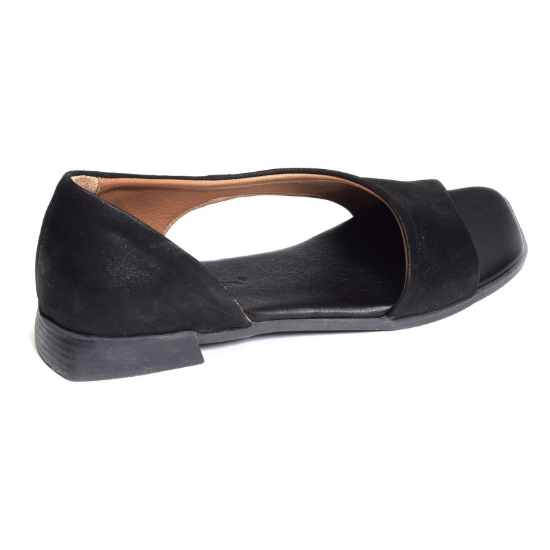 PAOLINA Noir, Sandales plates Lune et l autre