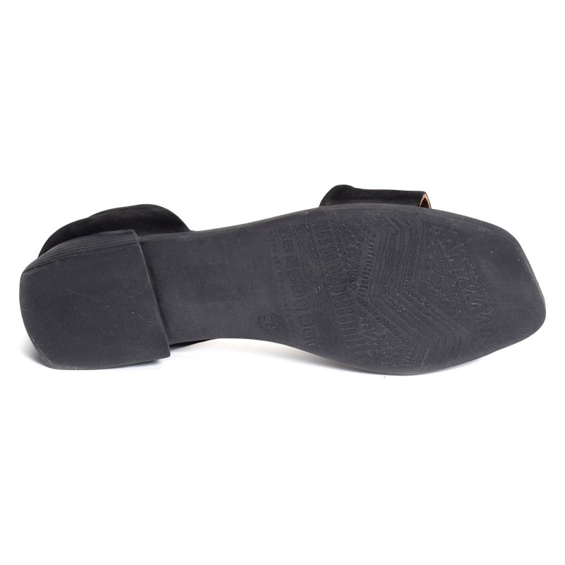 PAOLINA Noir, Sandales plates Lune et l autre