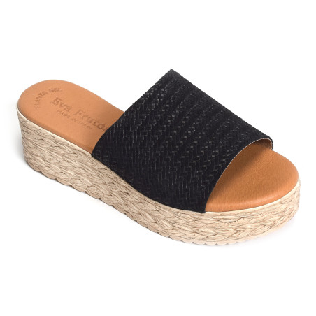 767 Noir, Mules Eva Frutos