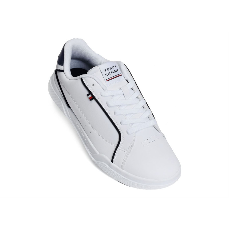 LO CUP LEATHER 4429 Blanc, Sneakers basses Tommy Hilfiger