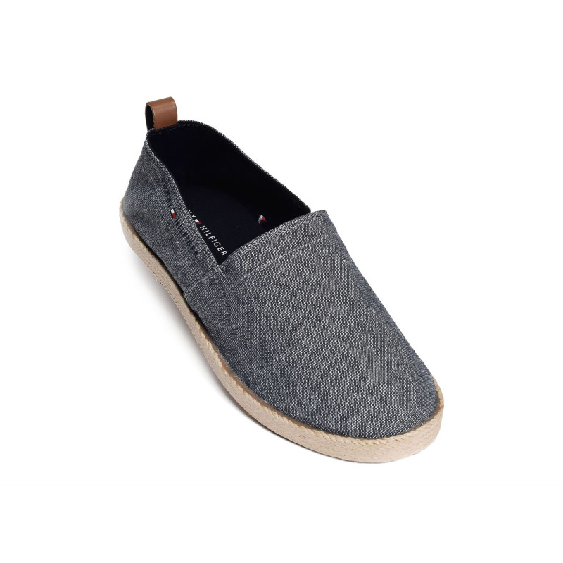 TH ESPADRILLE CORE CHAMBRAY 4451 Marine, Espadrilles Tommy Hilfiger