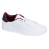 COURT SNEAKER LEATHER CUP 4483 Blanc Marine, Sneakers basses Tommy Hilfiger