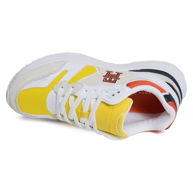 MODERN PREP SNEAKER MIX 4498 Blanc Multicolore, Baskets running Tommy Hilfiger