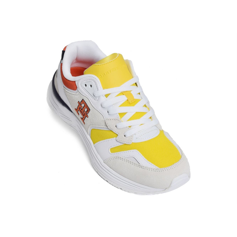 MODERN PREP SNEAKER MIX 4498 Blanc Multicolore, Baskets running Tommy Hilfiger
