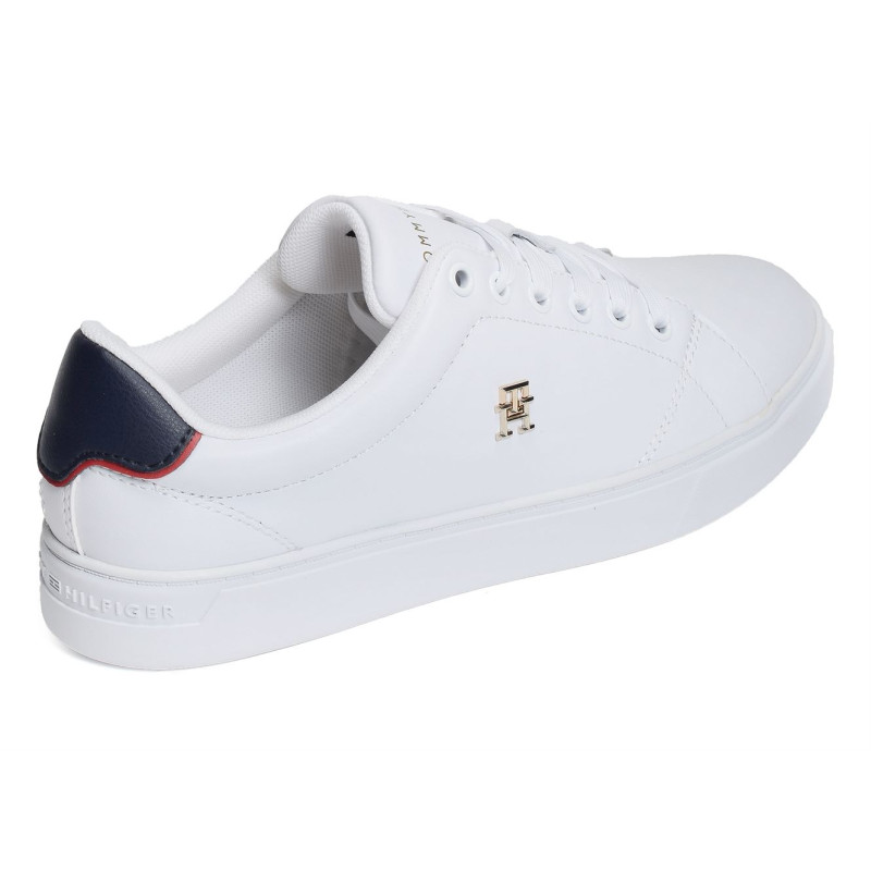 ELEVATED ESSENTIAL COURT SNEAKER 6965 Blanc, Sneakers basses Tommy hilfiger