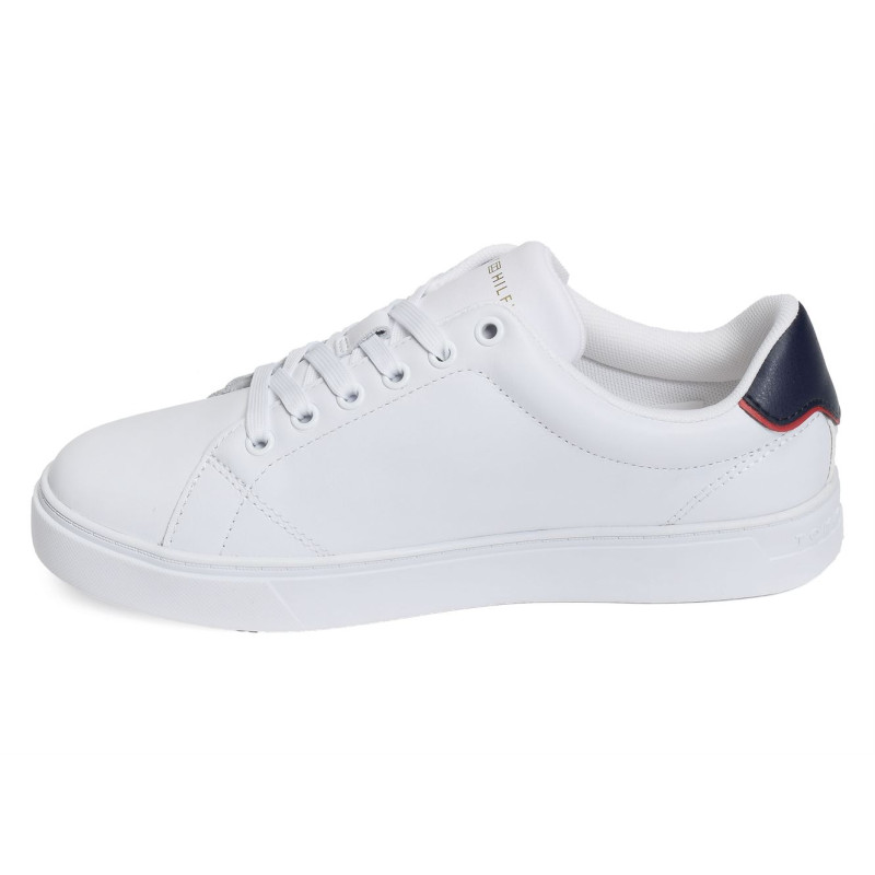 ELEVATED ESSENTIAL COURT SNEAKER 6965 Blanc, Sneakers basses Tommy hilfiger