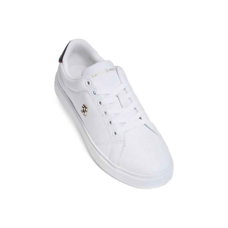 ELEVATED ESSENTIAL COURT SNEAKER 6965 Blanc, Sneakers basses Tommy hilfiger